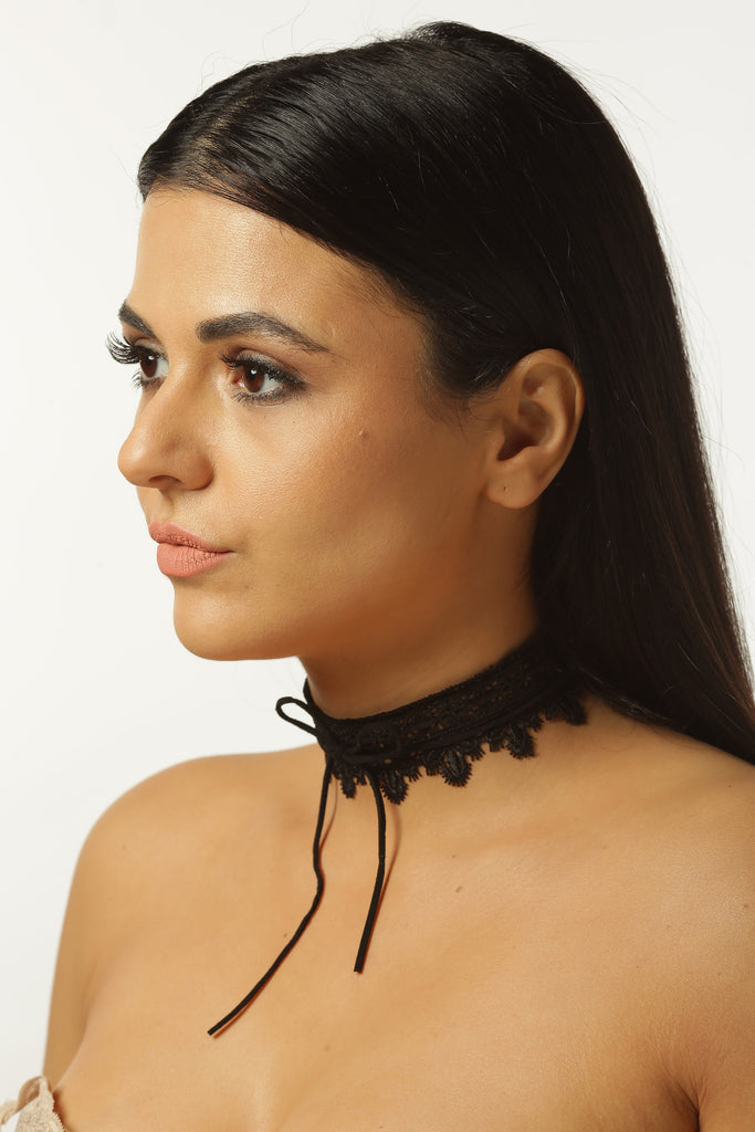 Lace Me Up Choker